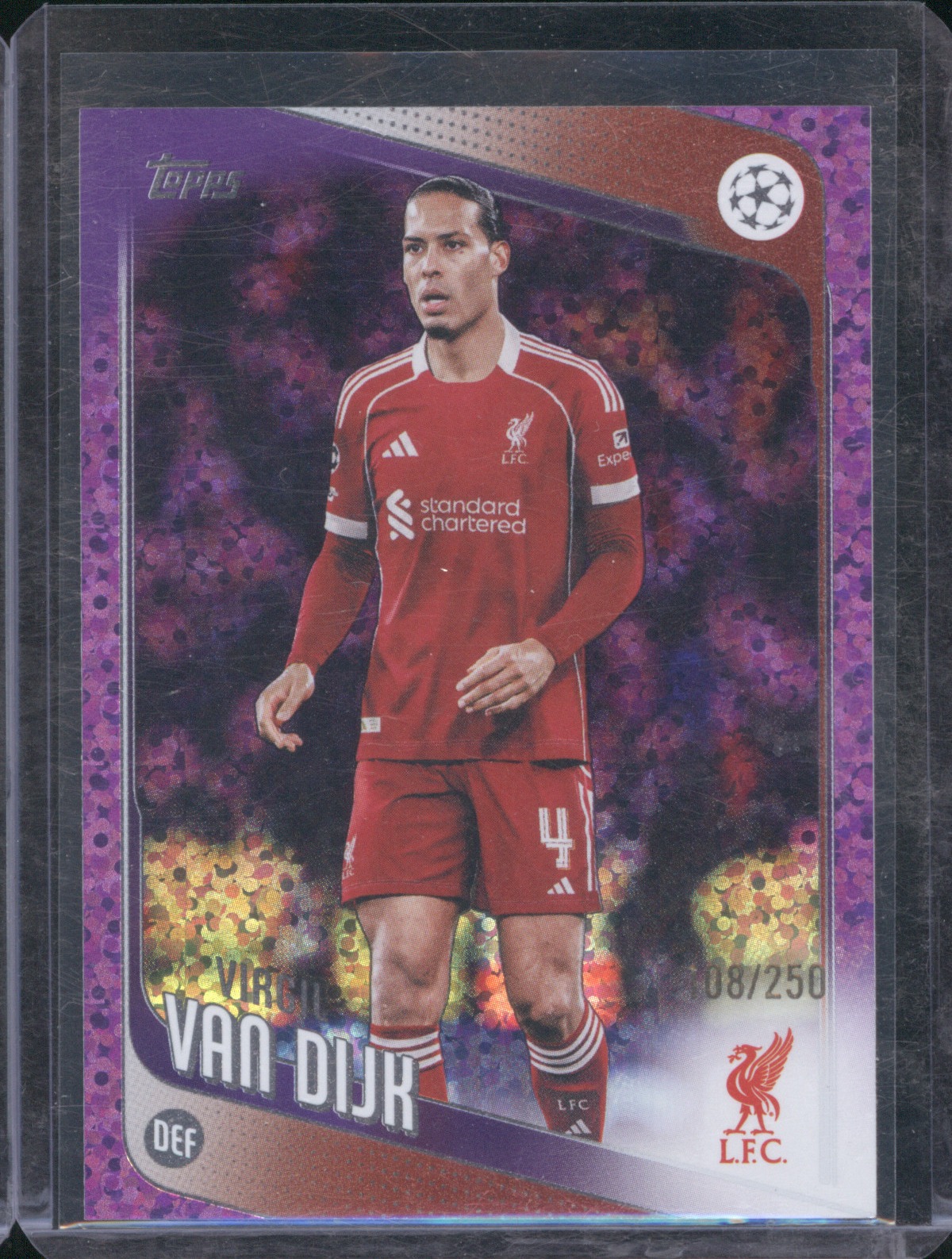 2025-26 Topps UEFA Club Competitions #79 Virgil Van Dijk — front