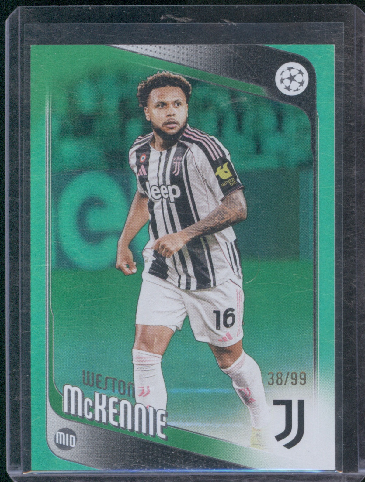 2025-26 Topps UEFA Club Competitions #15 Weston McKennie — front
