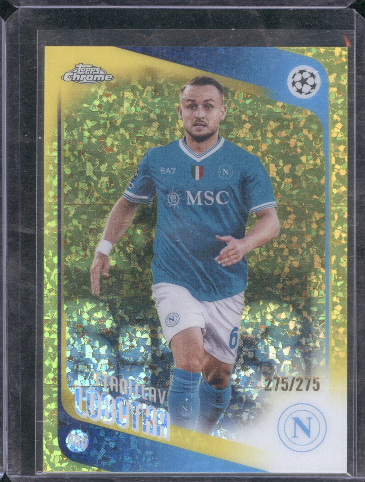 2025-26 Topps Chrome UEFA #11 Stanislav Lobotka — front