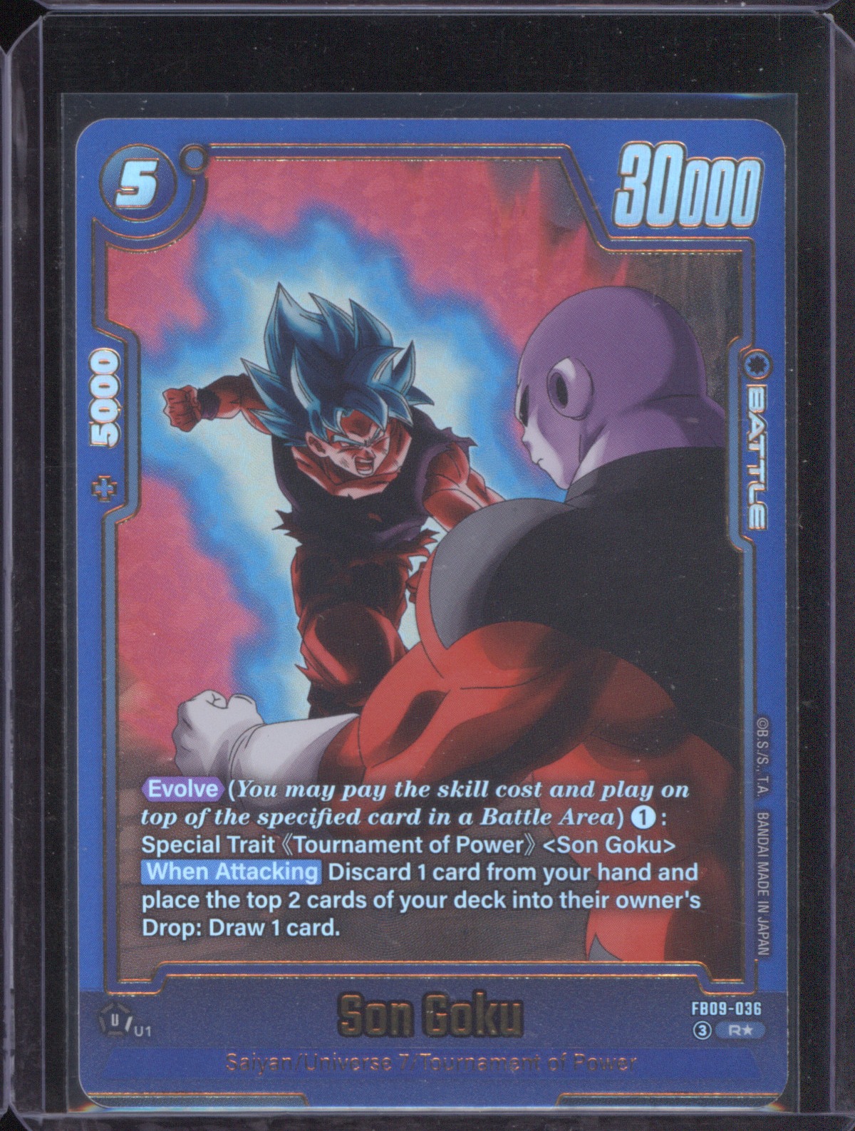 2024 Dragon Ball Super Fusion World Dual Evolution #FB09-036 Son Goku — front
