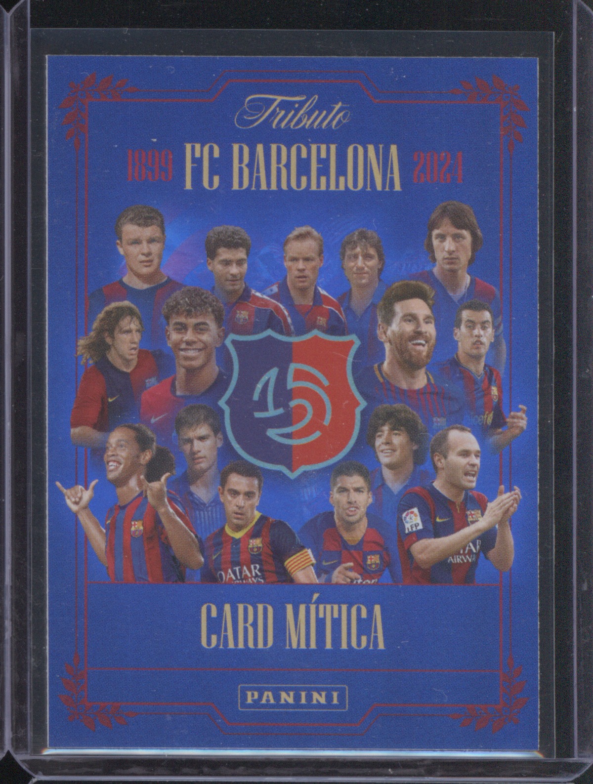 2024 Panini Tribute FC Barcelona Card Mítica — front