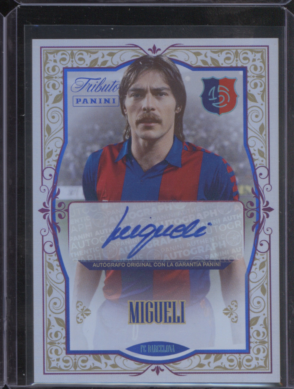 2024 Panini Tributo #Migueli FC Barcelona Autograph — front