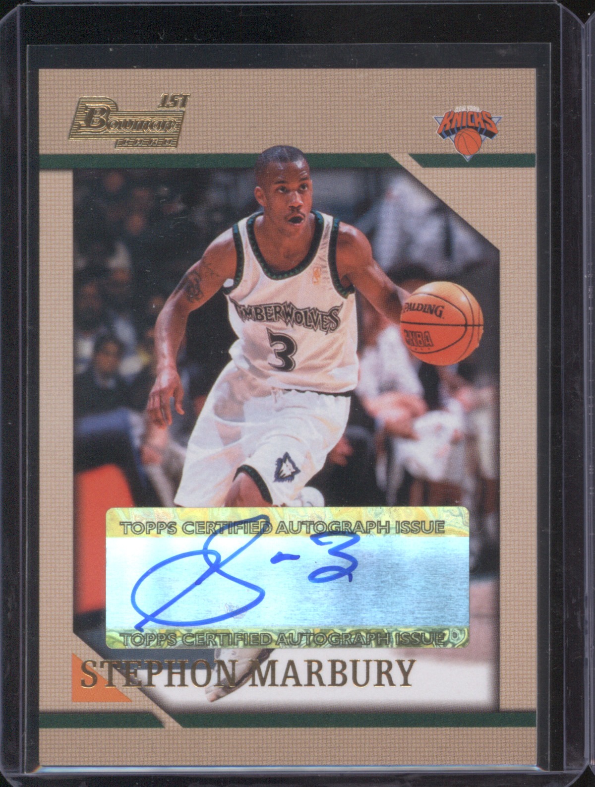1998 Topps #58 Stephon Marbury — front
