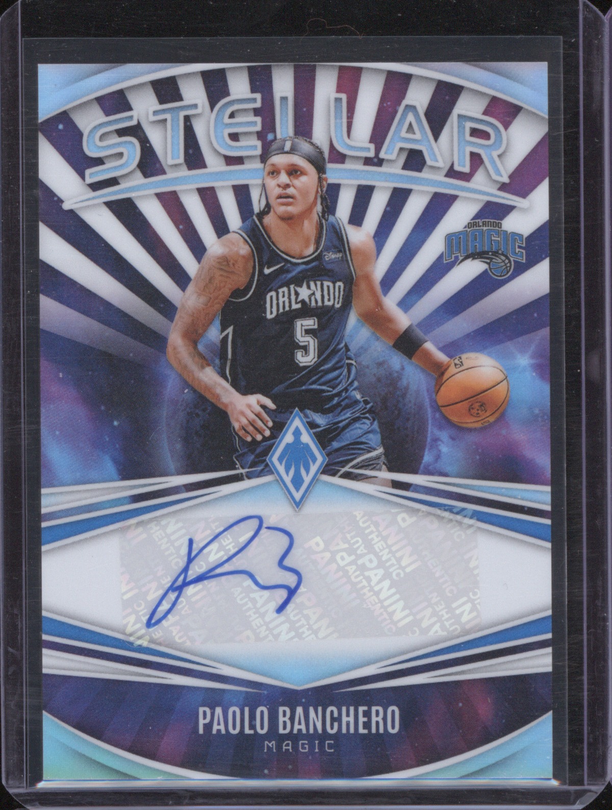 2023-24 Panini Phoenix Stellar Signatures #SS-27 Paolo Banchero — front
