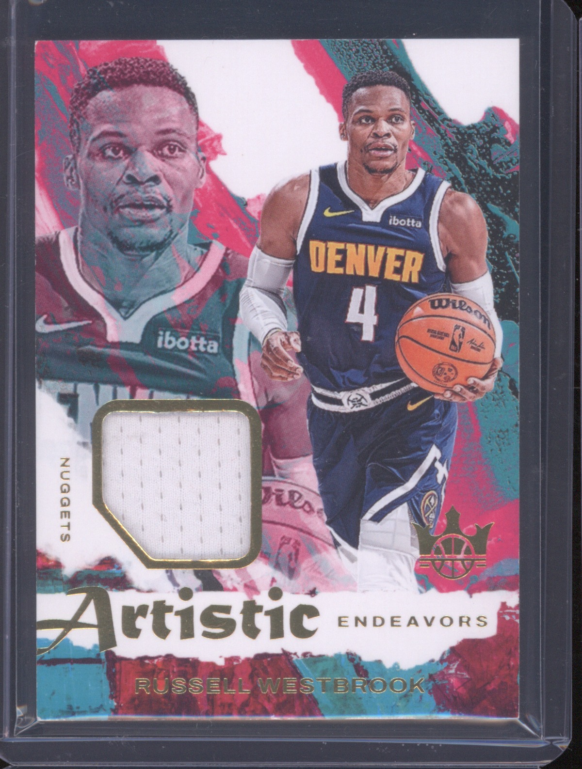 2024-25 Panini Court Kings Artistic Endeavors #AE-RSW Russell Westbrook — front