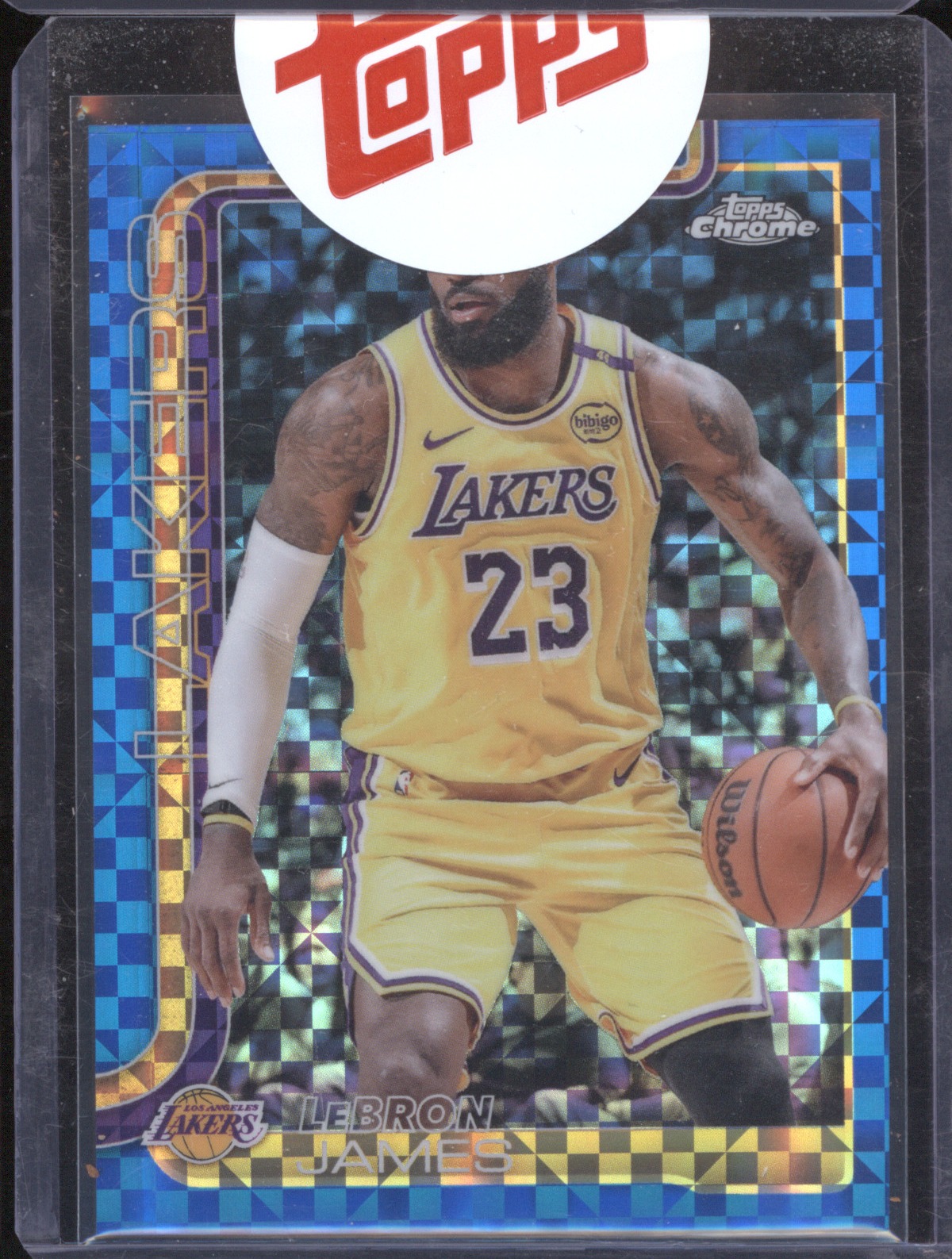 2025-26 Topps Chrome #127 LeBron James — front