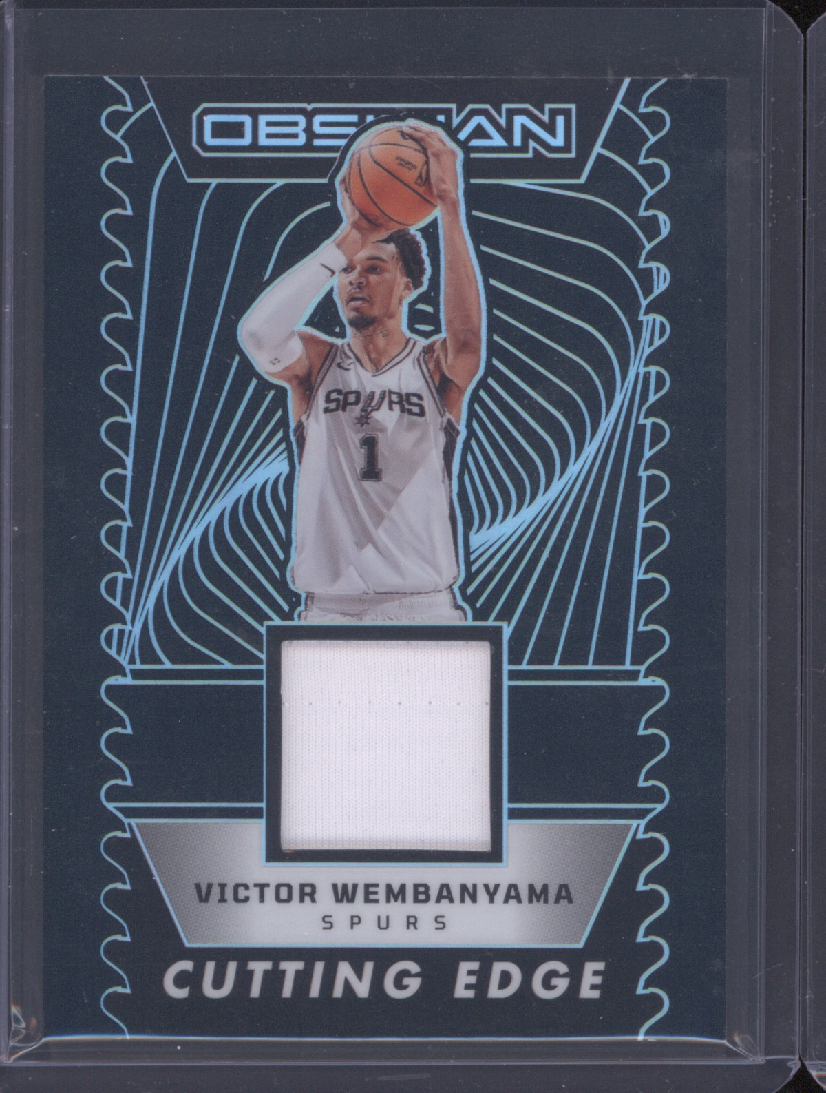 2024-25 Panini Obsidian Cutting Edge Memorabilia #CE-VWS Victor Wembanyama — front