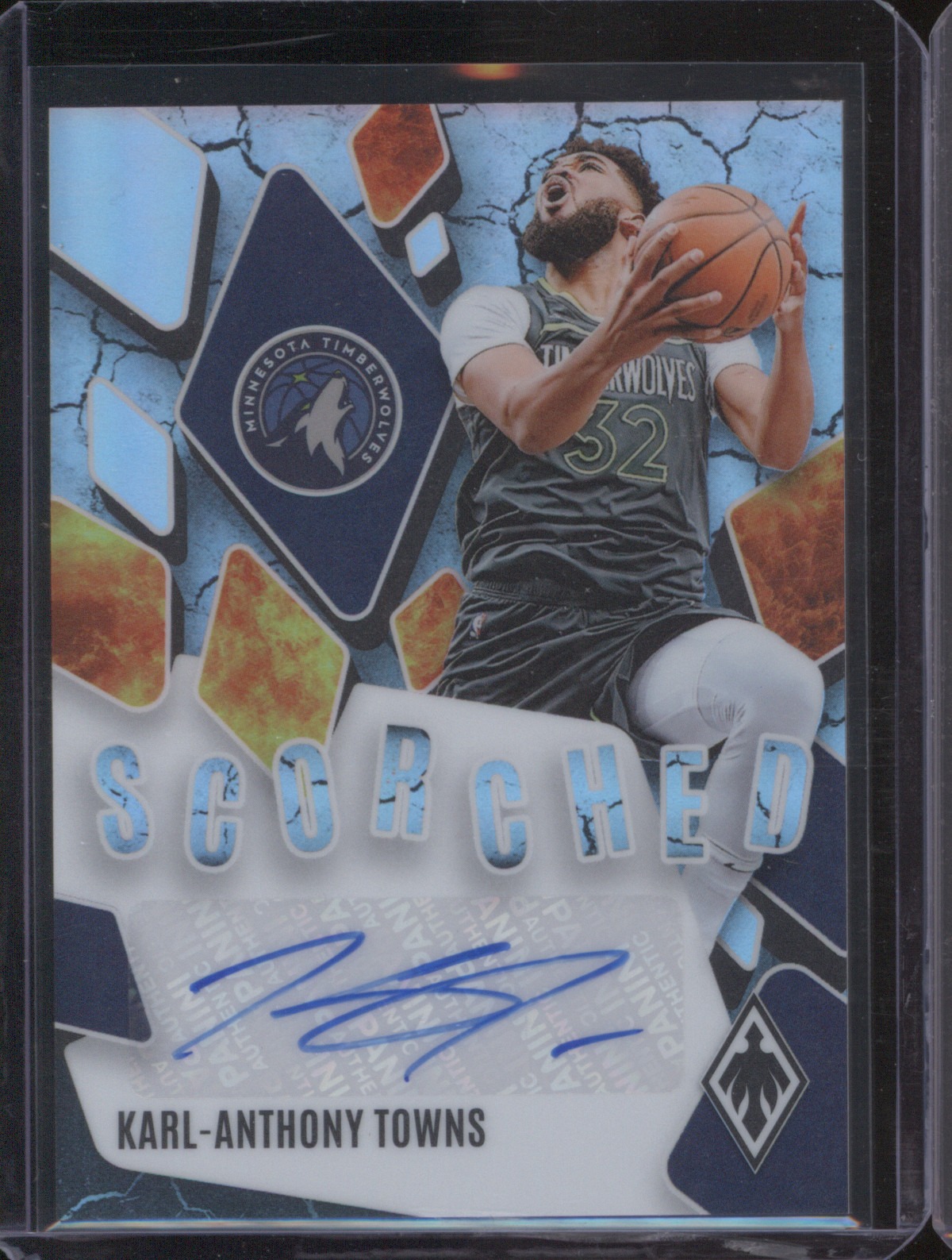 2023-24 Panini Phoenix Scorched #SCS-KAT Karl-Anthony Towns — front