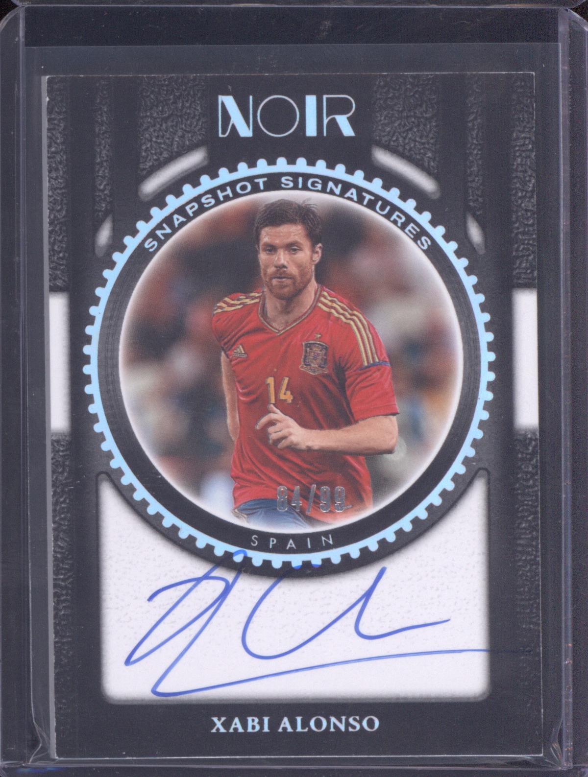 2024-25 Panini Noir Snapshot Signatures #Xabi Alonso — front
