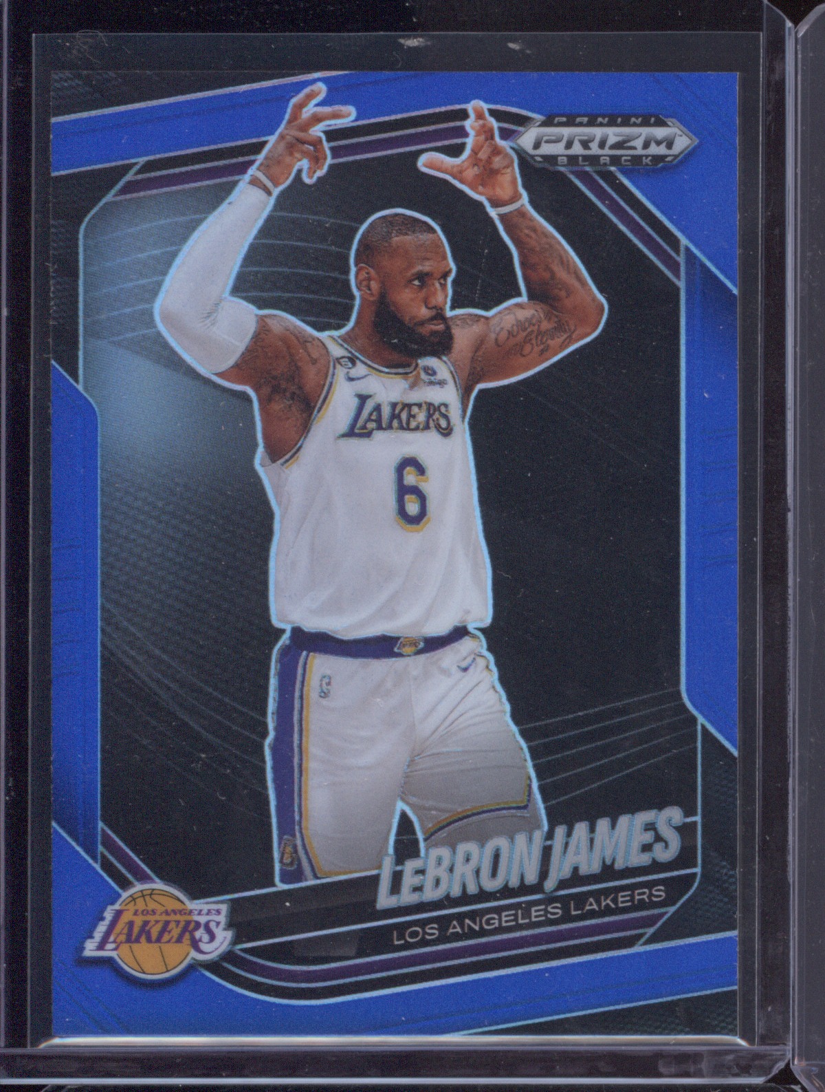 2024-25 Panini Prizm Black #52 LeBron James — front