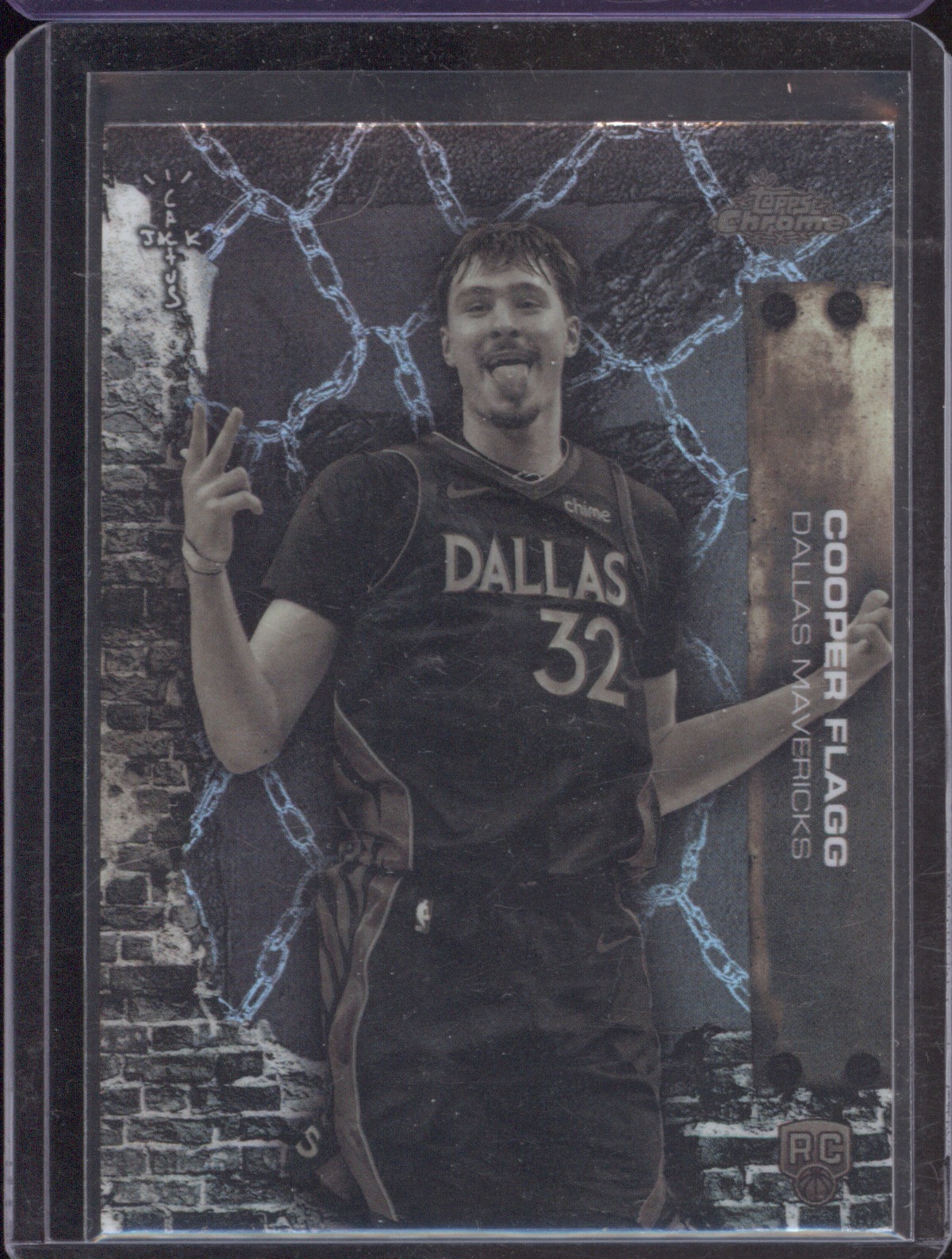 2025-26 Topps Chrome Cactus Jack #61 Cooper Flagg — front