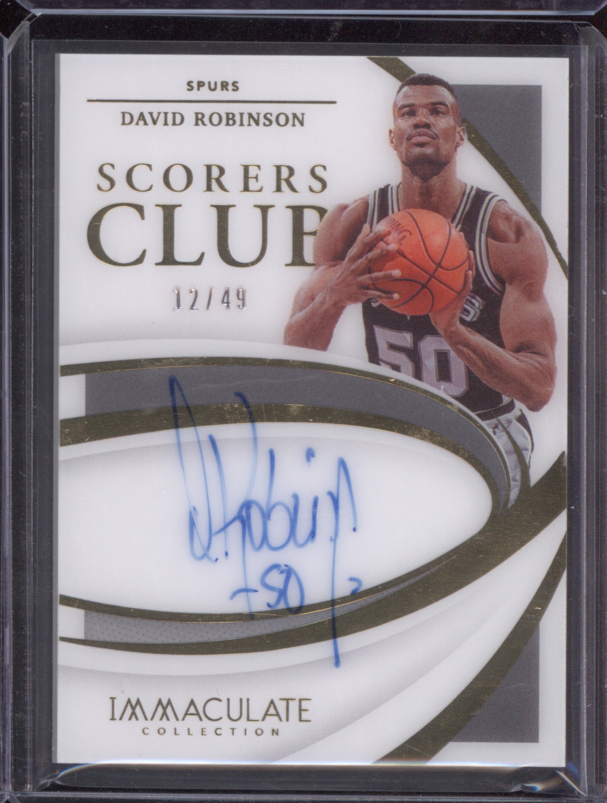 2013-14 Panini Immaculate Collection #24 David Robinson — front