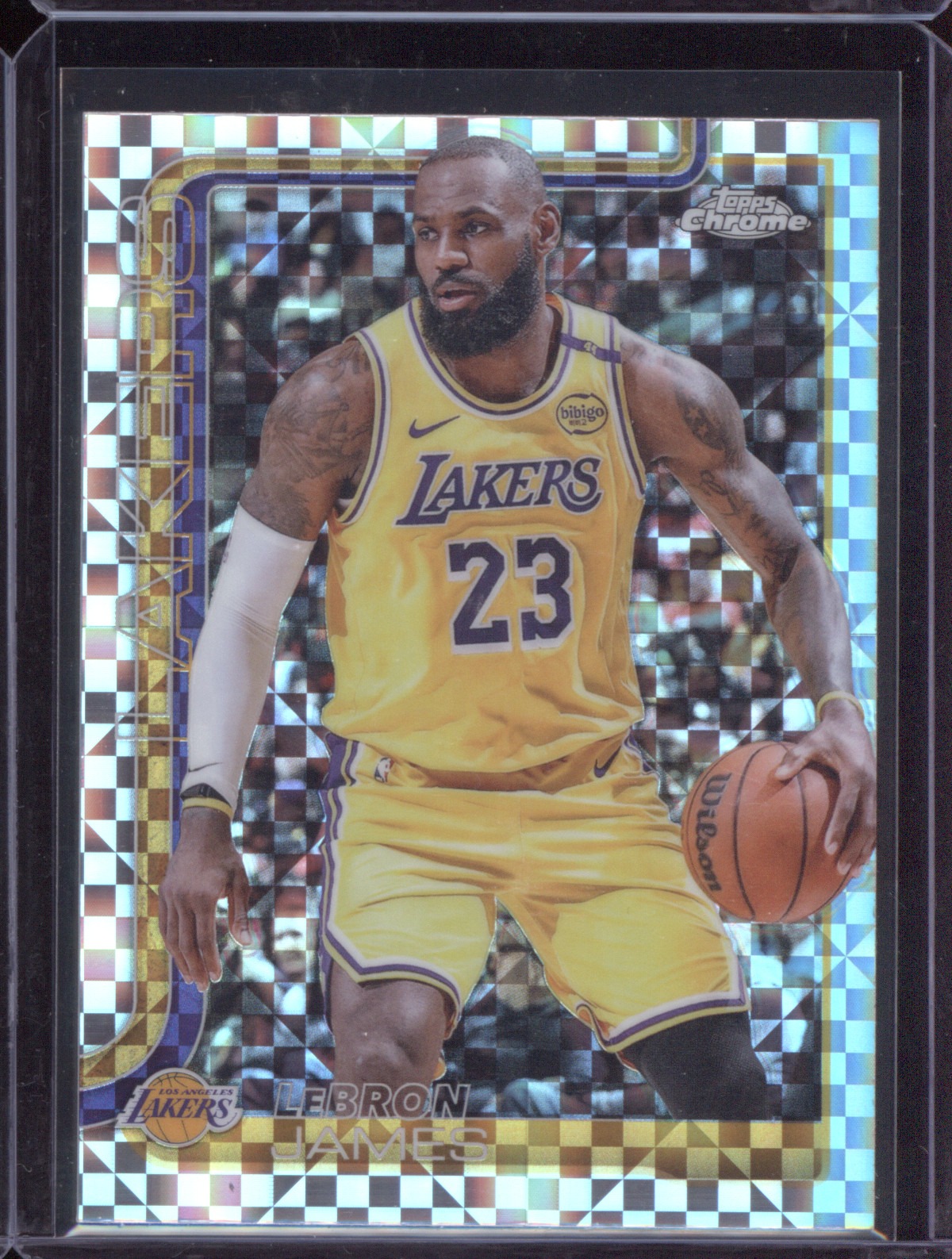 2025-26 Topps Chrome #127 LeBron James — front