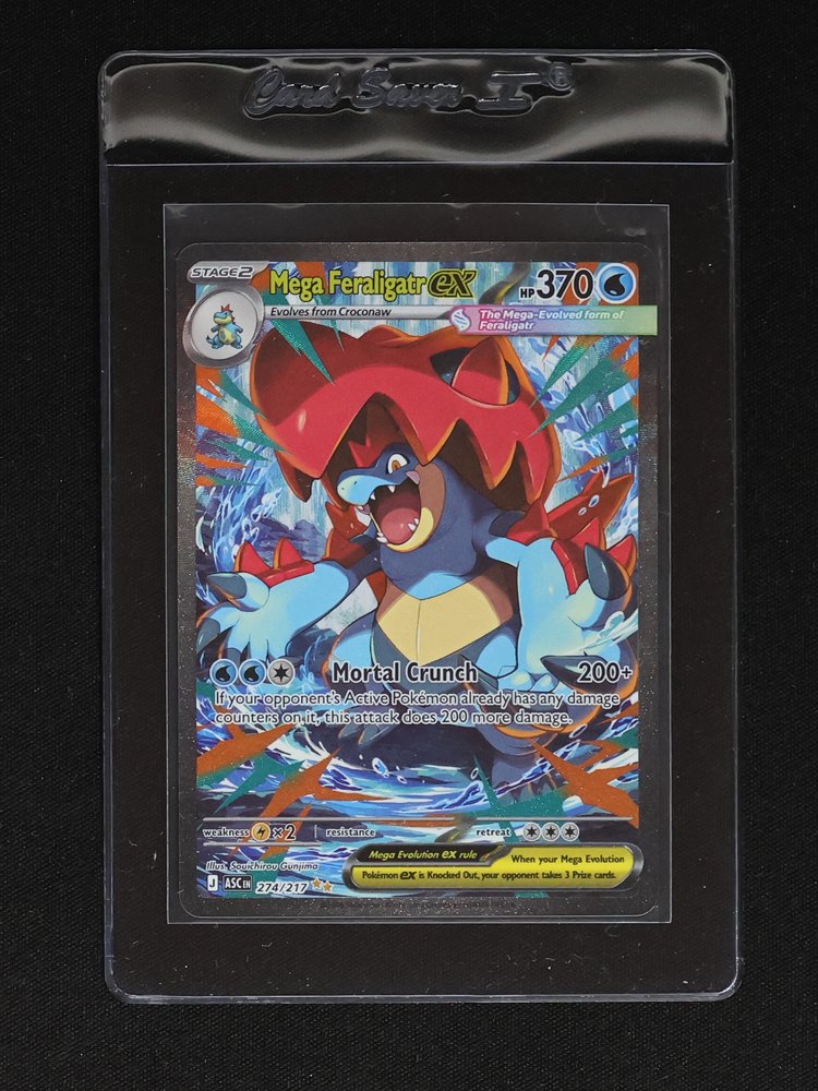 2023 Pokémon TCG Ascended Heroes #274 Mega Feraligatr EX — front