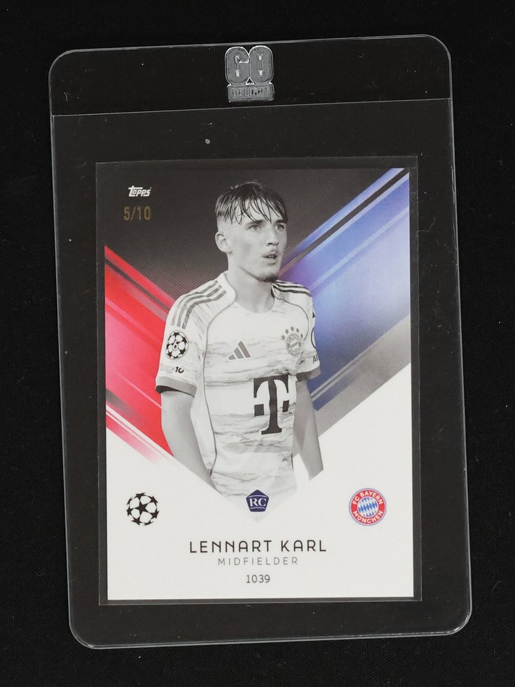 2026 Topps UEFA Champions League #1039 Lennart Karl — front