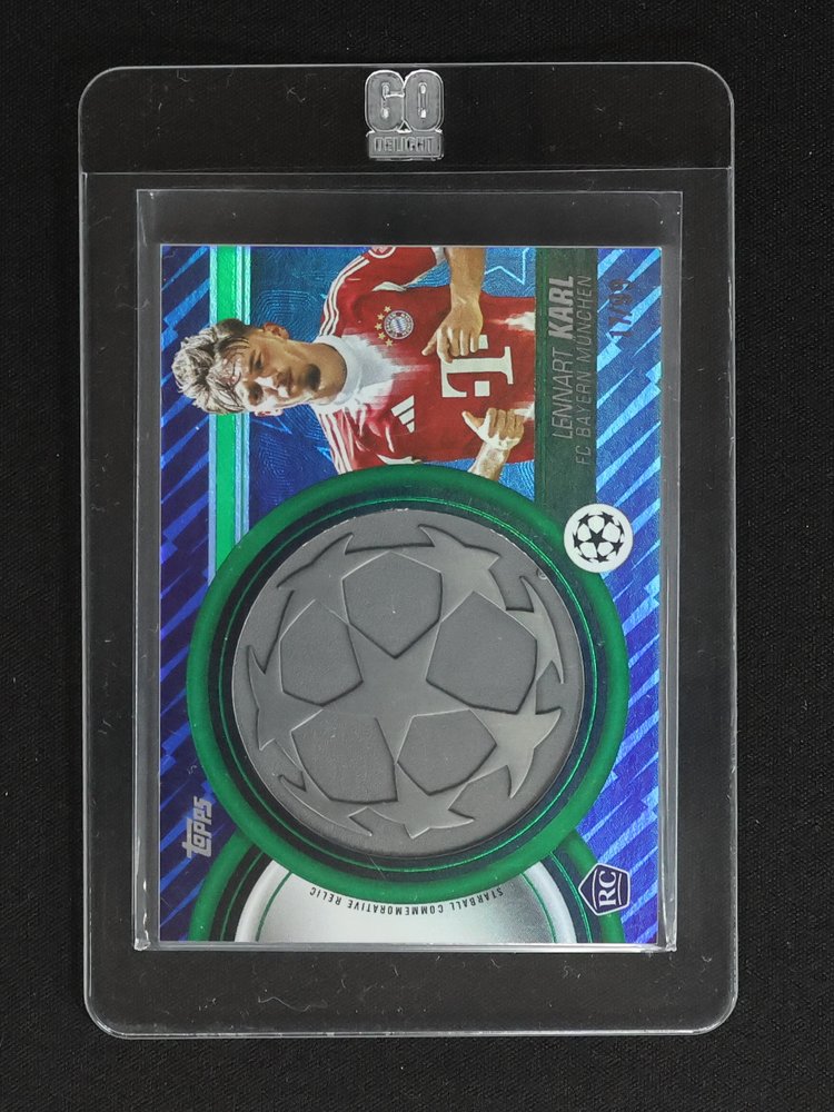 2025-26 Topps UEFA Club Competitions #SCR-LK Lennart Karl Starball Commemorative Relics — front
