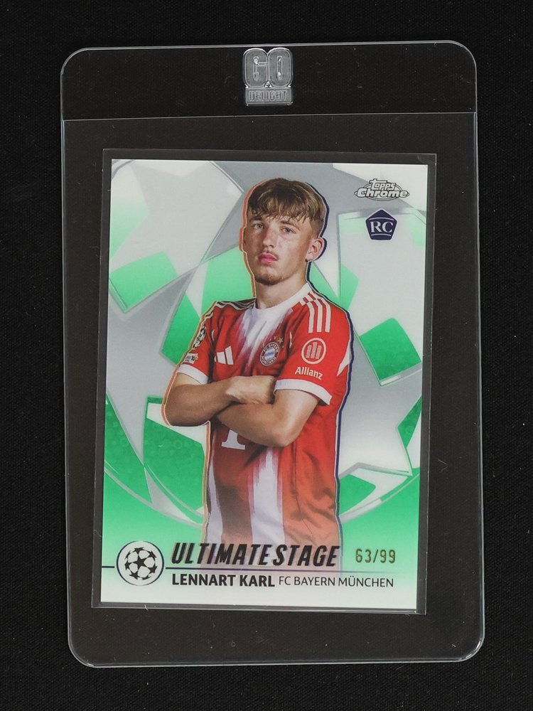 2025-26 Topps UEFA Club Competitions Ultimate Stage Chrome #US-33 Lennart Karl — front