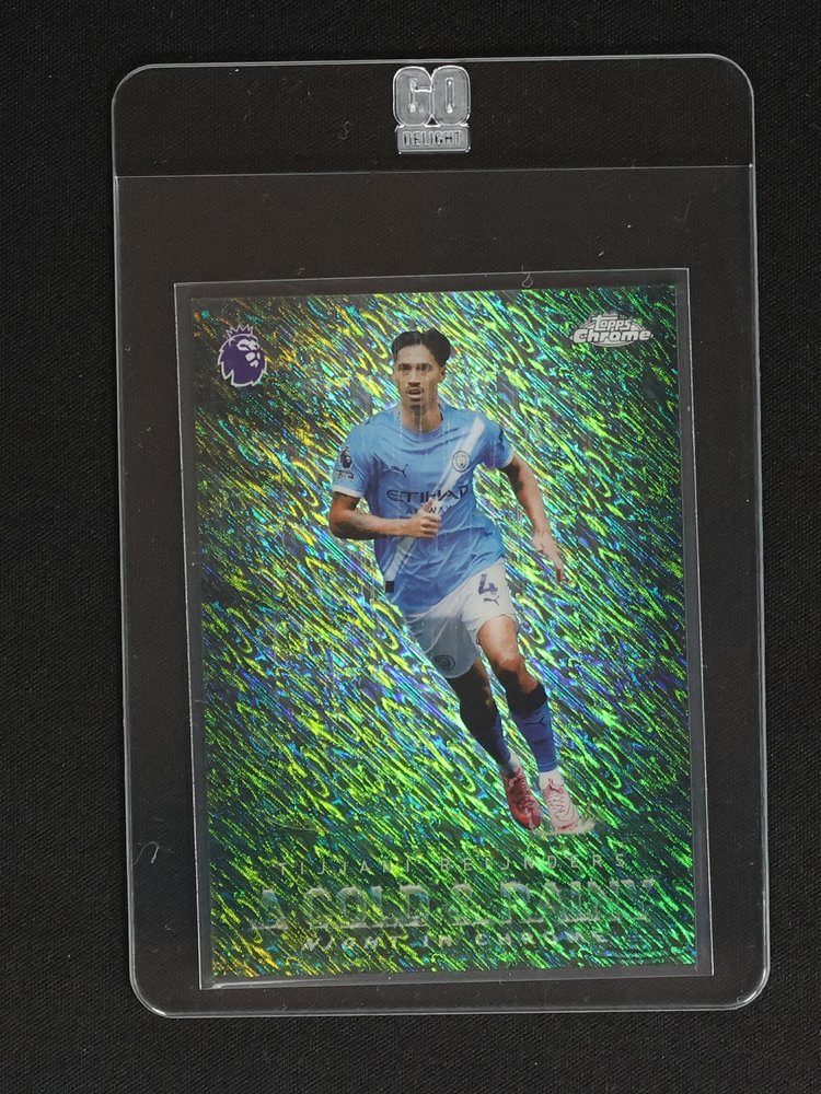 2026 Topps Chrome EPL #Tijjani Reijnders Cold & Rainy Night SSP — front