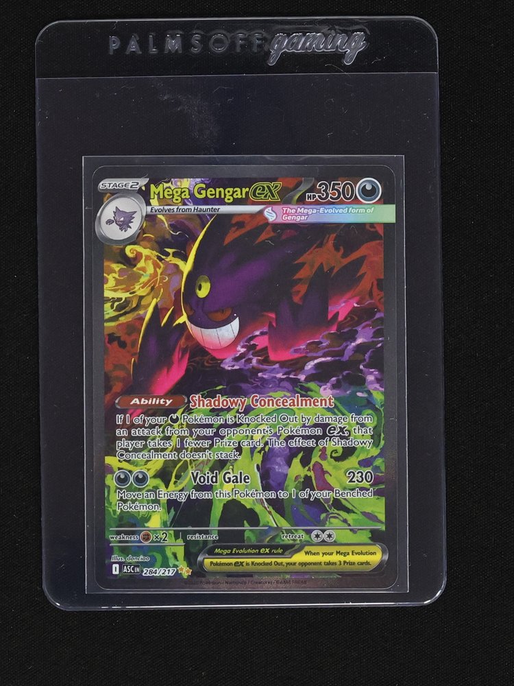 2021 Pokémon Mega Gengar ex 284/217 Ascended Heroes — front