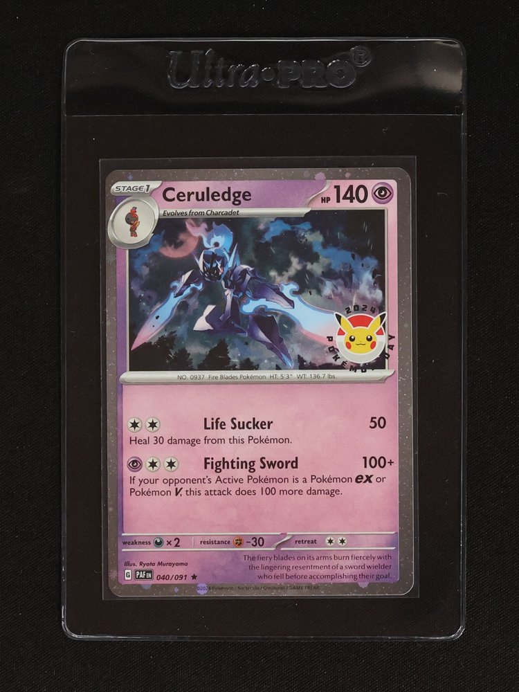 2024 Pokémon TCG Paldean Fates #040 Ceruledge — front