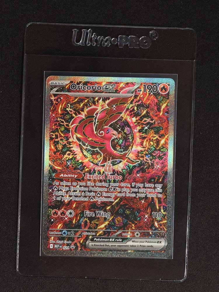 Oricorio EX 024 Phantasmal Flames Black Star Promo — front
