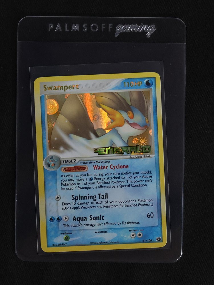 2005 EX Emerald #11 Swampert — front