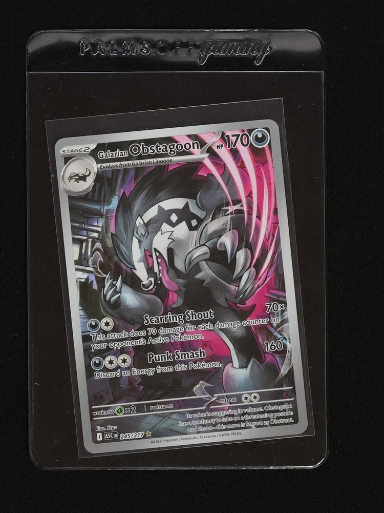 2026 Pokemon TCG Ascended Heroes #245 Galarian Obstagoon — front
