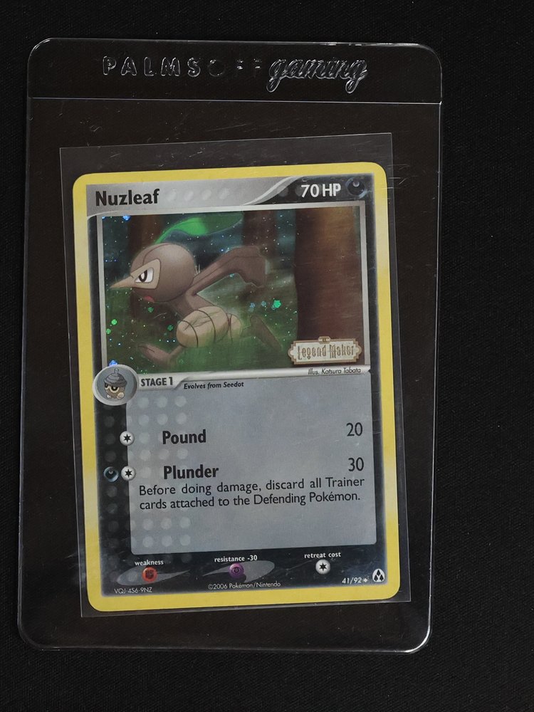 2006 Pokémon EX Legend Maker #41 Nuzleaf — front