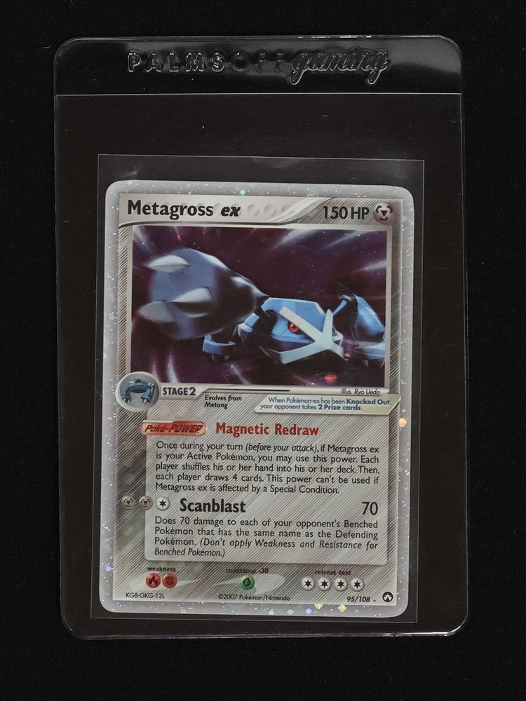 2007 Pokémon EX Power Keepers #95 Metagross ex — front