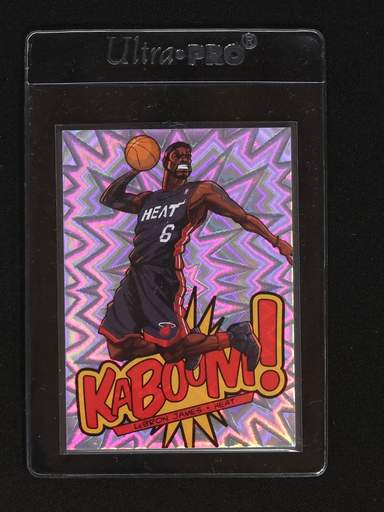 2013 Panini Innovation Kaboom! #18 LeBron James — front