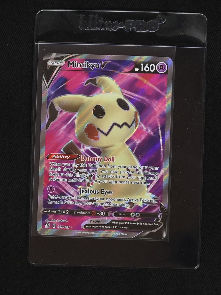 2021 Pokémon TCG Battle Styles #148 Mimikyu V — front