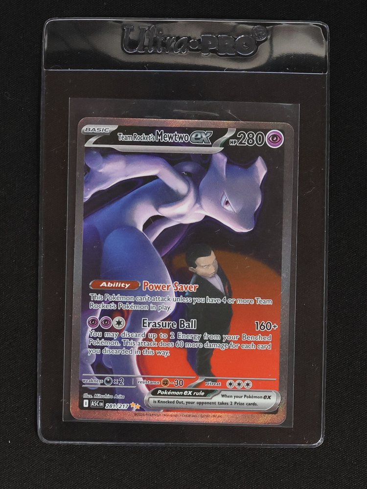2026 Pokémon Team Rocket's Mewtwo EX #281 Ascended Heroes — front