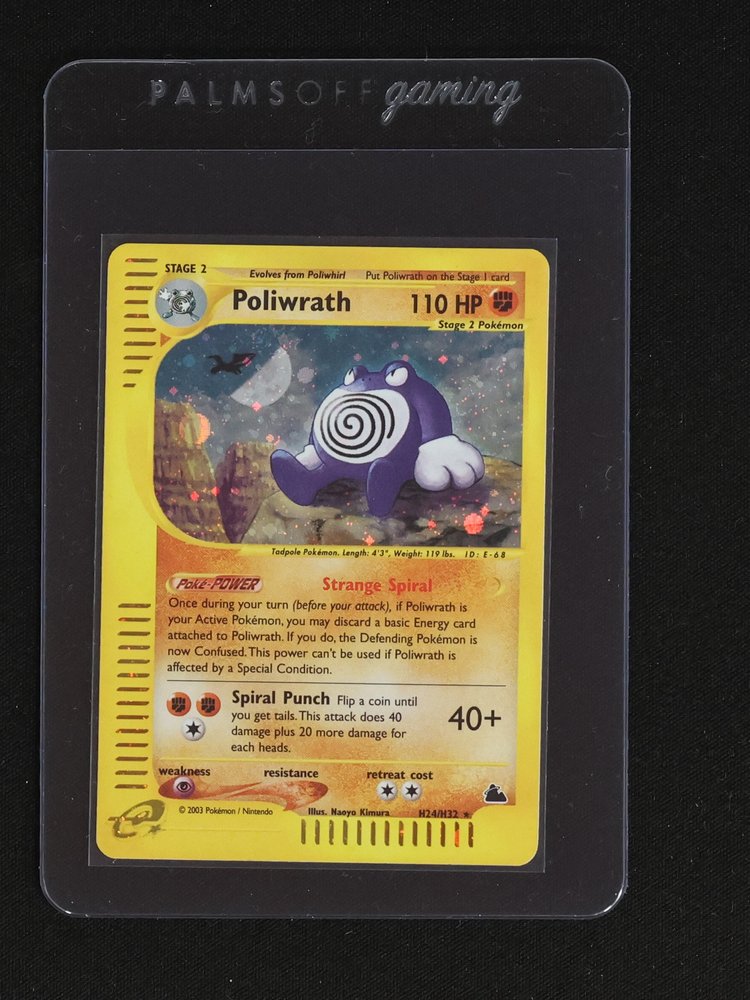 2003 Pokémon Expedition Base Set #H24 Poliwrath — front