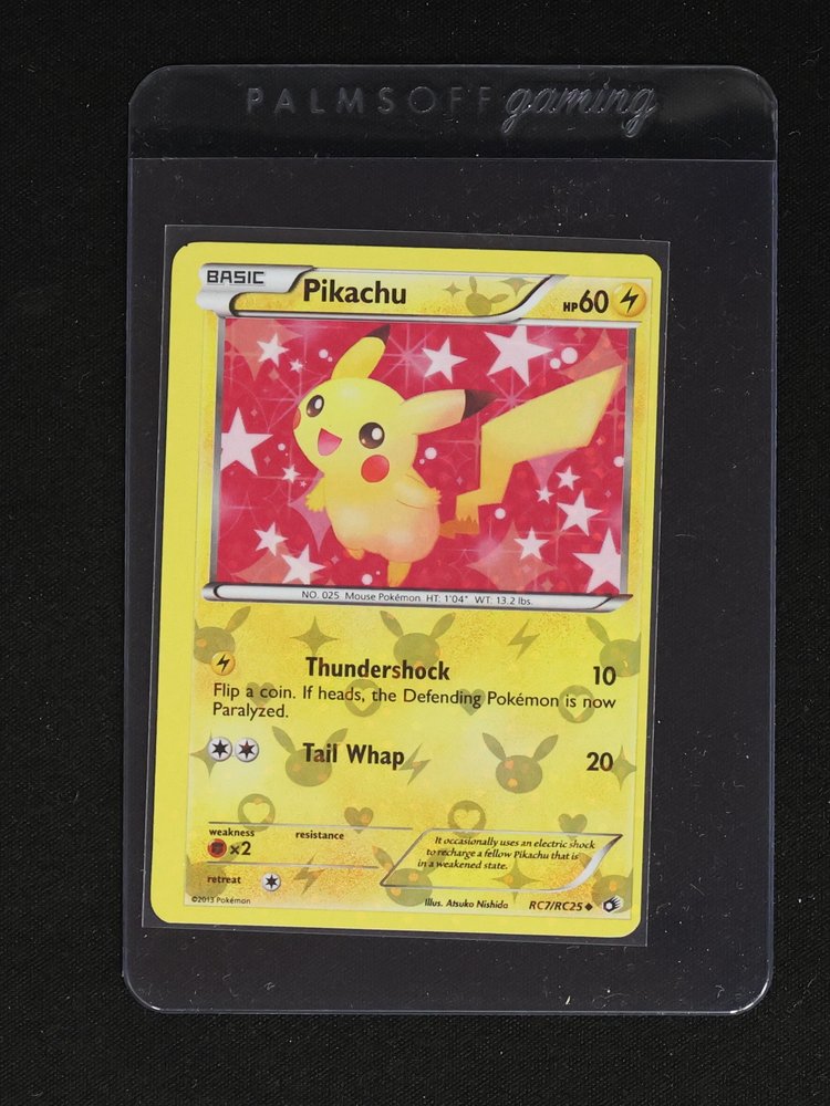 2013 Pokémon RC7/RC25 Pikachu Legendary Treasures Radiant Collection — front