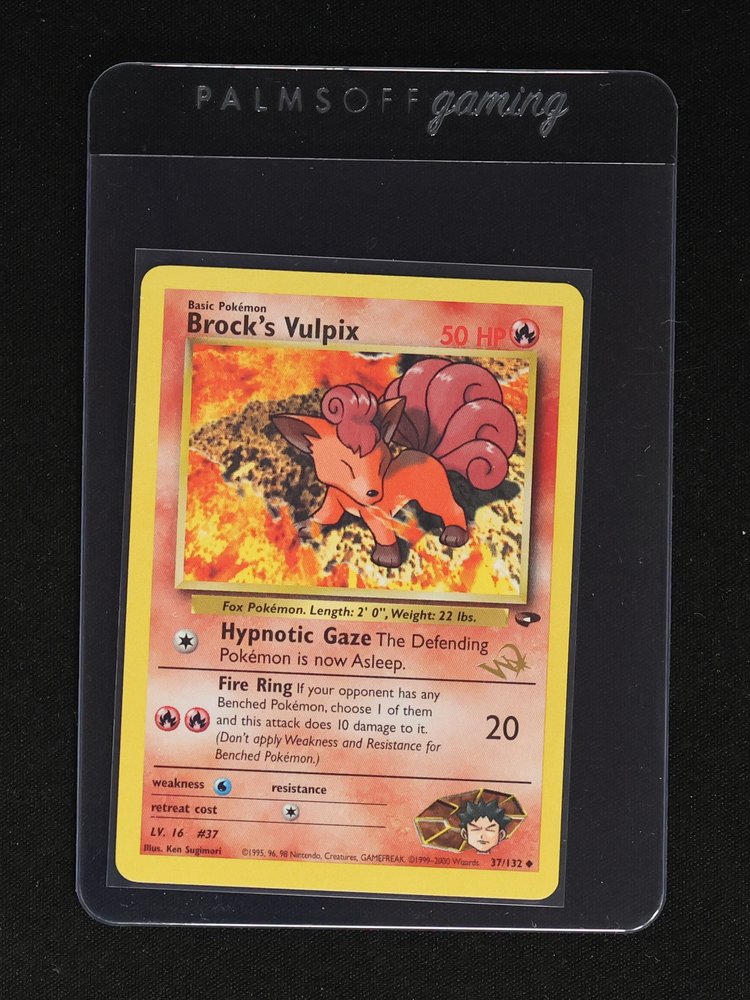 2000 Pokémon Gym Challenge #37 Brock's Vulpix — front