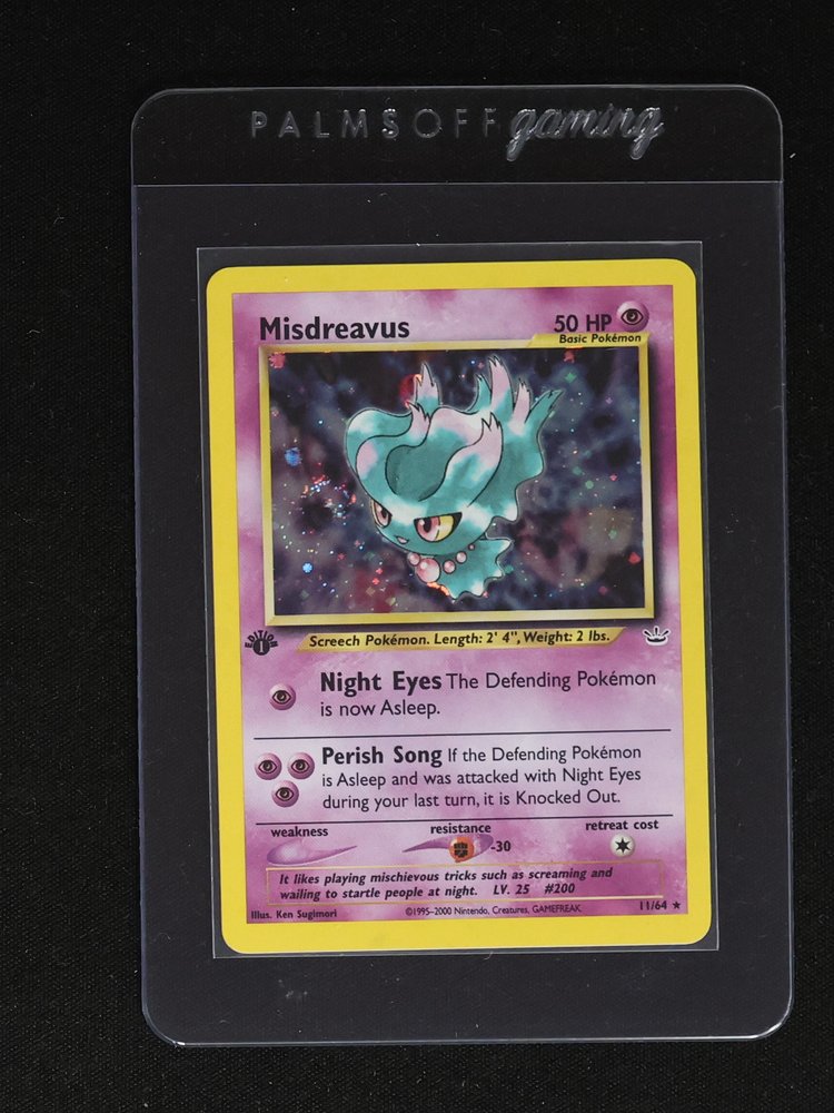 2000 Pokémon Neo Revelation #11 Misdreavus — front