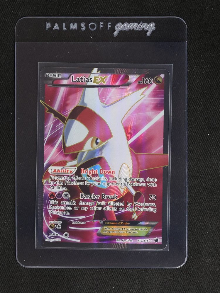 2013 Pokémon Plasma Freeze #112 Latias EX — front