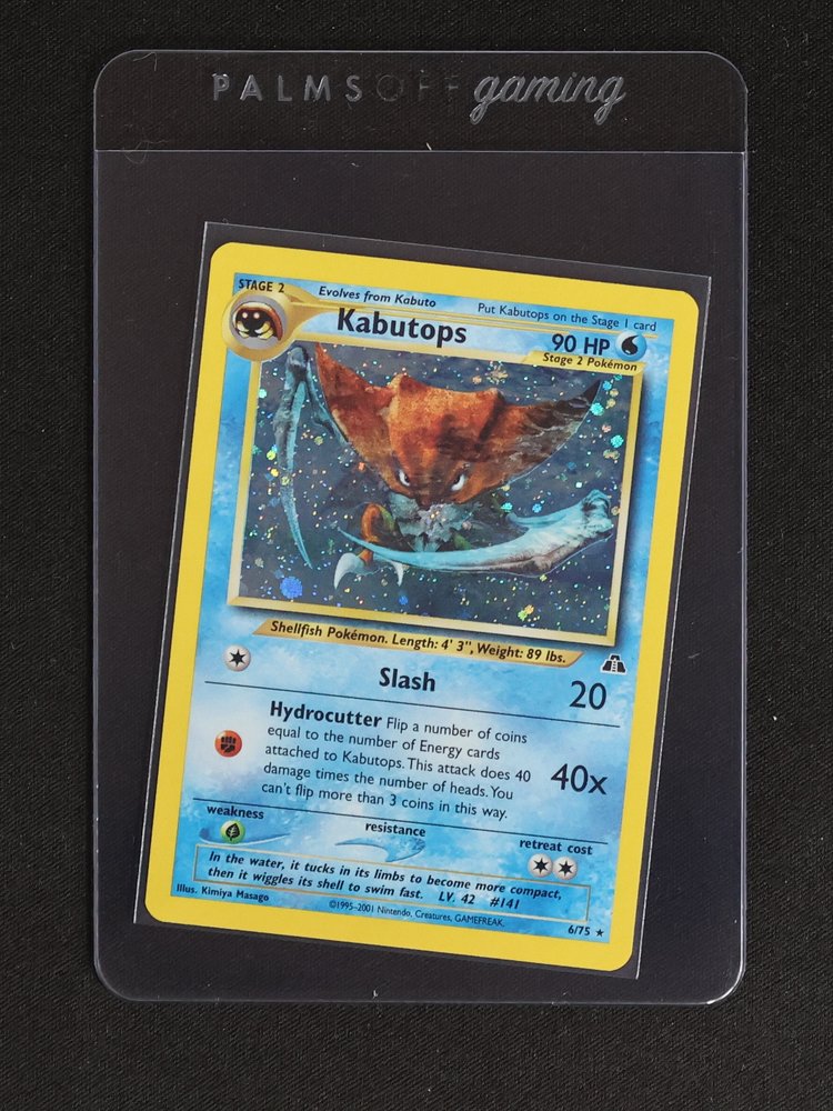 2001 Pokémon Neo Discovery #6 Kabutops — front