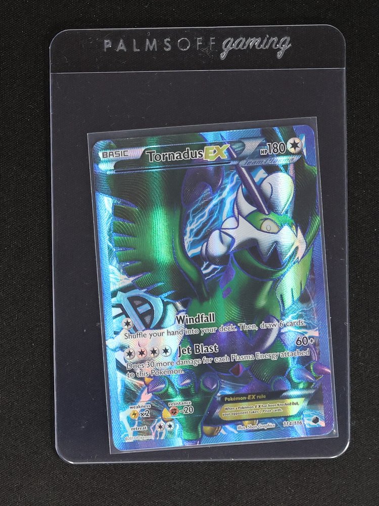 2013 Pokémon Plasma Freeze #114 Tornadus EX — front
