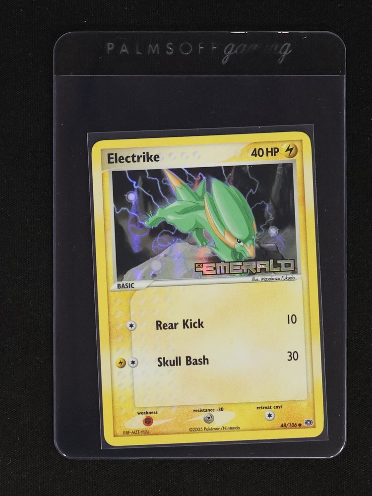 2005 Pokémon EX Emerald #48 Electrike — front