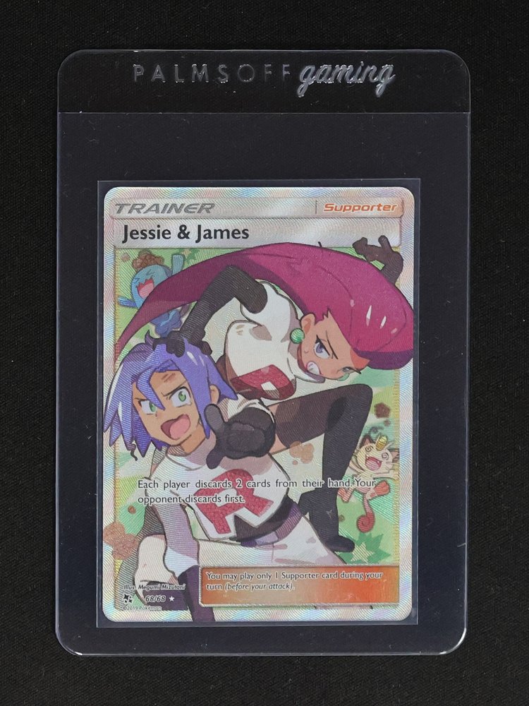 2019 Pokémon Hidden Fates #68 Jessie & James — front