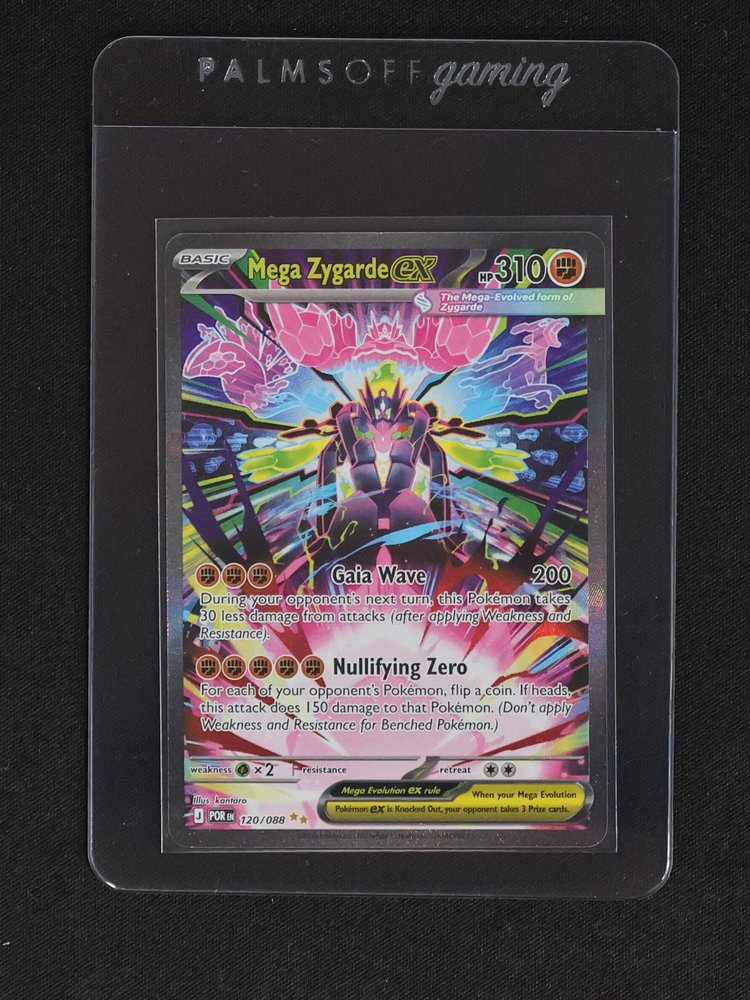 Pokémon Mega Zygarde EX 120/088 — front