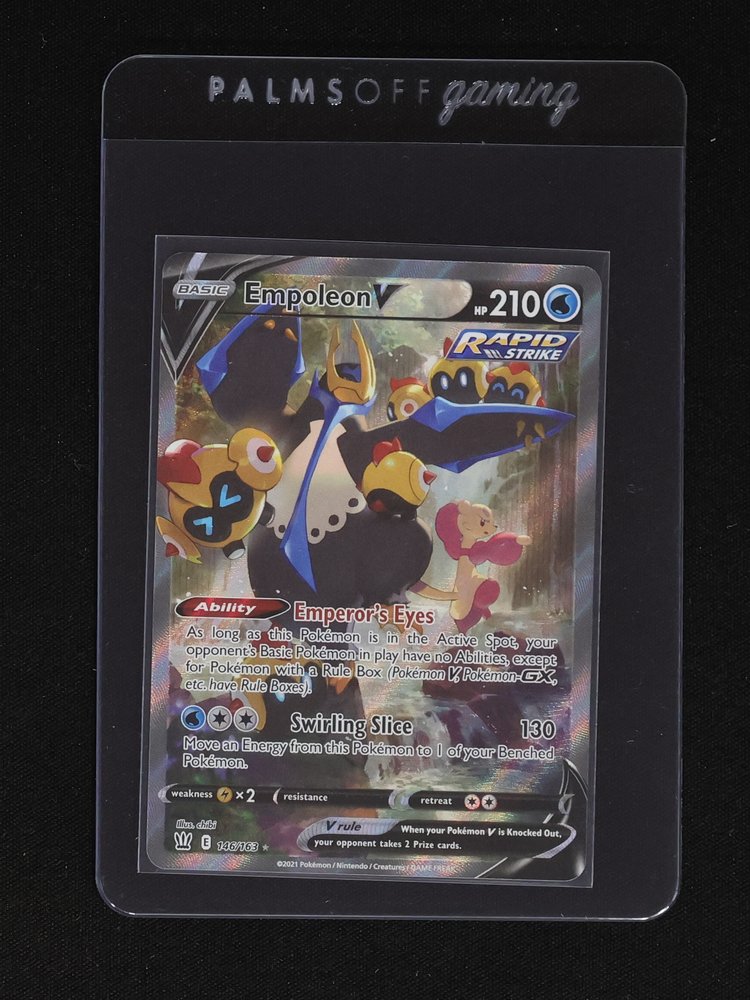 2021 Pokémon TCG Battle Styles #146 Empoleon V — front