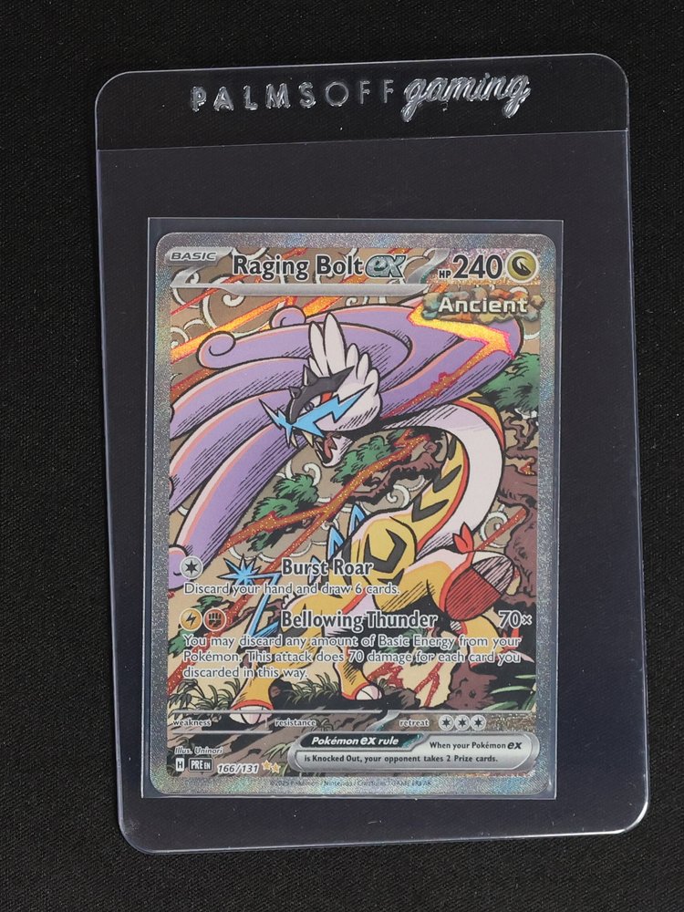 2022 Pokémon SV: Prismatic Evolutions #166 Raging Bolt EX — front