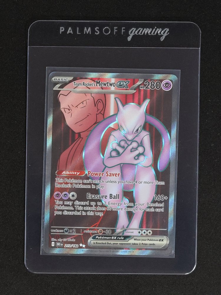 2022 Pokémon TCG SV10 #213 Team Rocket's Mewtwo ex — front