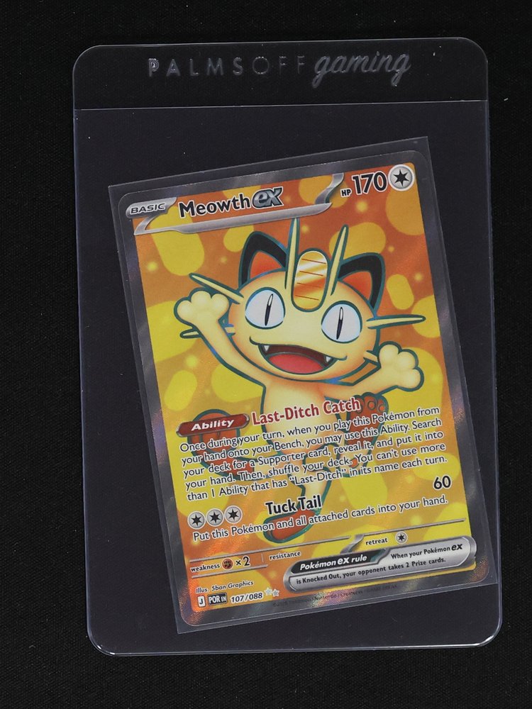 2026 Pokémon Meowth ex #107/088 — front