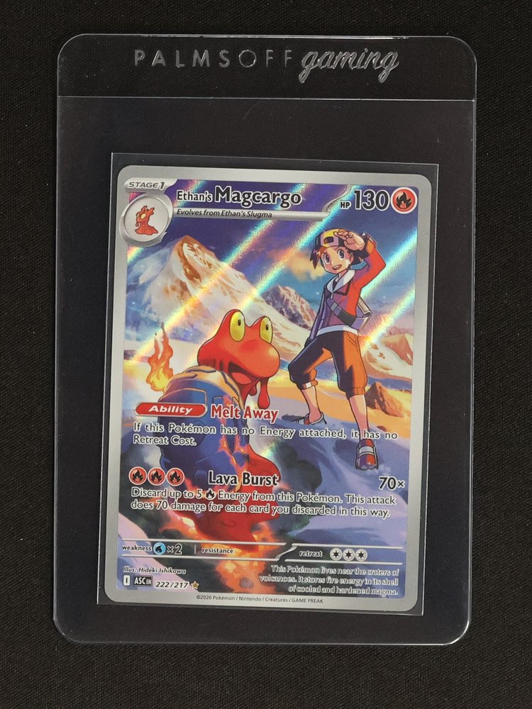 2026 Pokémon Ascended Heroes #222 Ethan's Magcargo — front