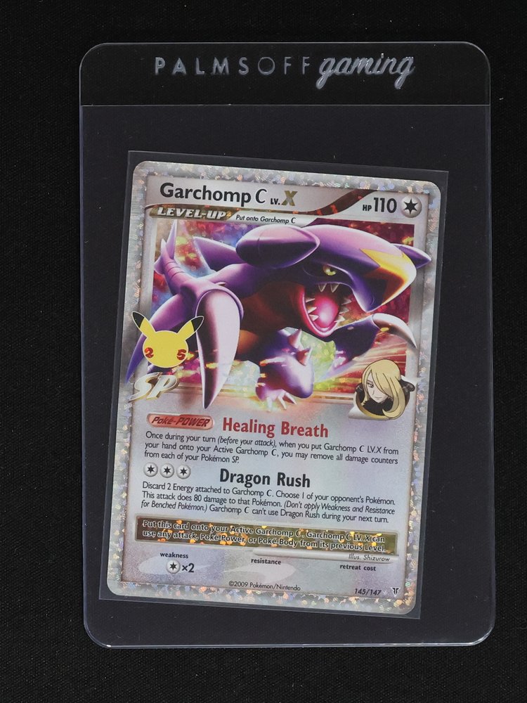 2009 Pokémon Celebrations Classic Collection #145 Garchomp C LV.X — front