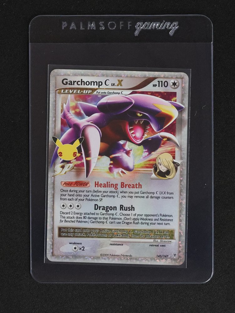 2009 Pokémon Celebrations #145 Garchomp C LV.X — front