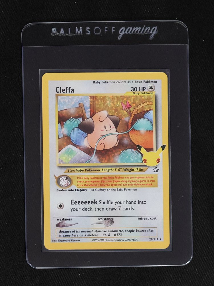 2000 Pokemon Neo Genesis #20 Cleffa — front